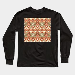 Aztec geometric pattern Long Sleeve T-Shirt